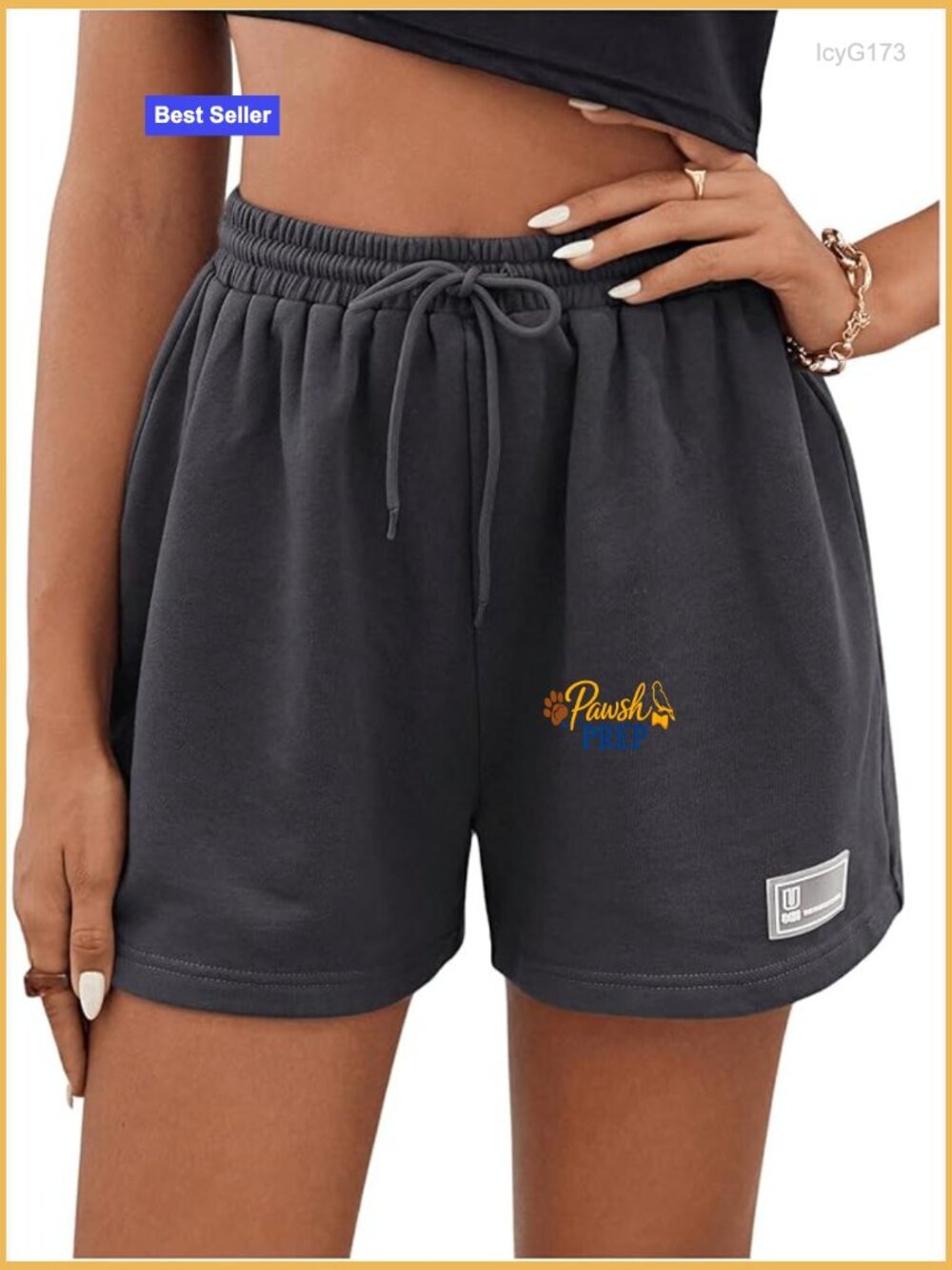 Women's Athletic Shorts Summer Running Track Workout Sweat Shorts with